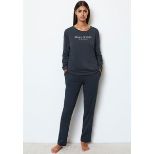 Marc O'Polo - Shirt - Blauw - Lange Mouwen - Mix & Match Cotton - Regular Fit