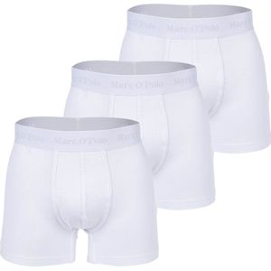 Marc O'Polo - ICONIC RIB - Boxershort - Wit - Biologisch Katoen, 2-Pack
