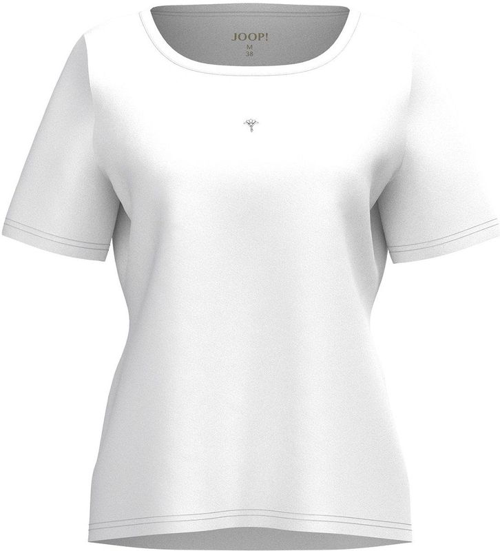 T-shirt - Wit - Korte Mouwen - Ronde Hals - Logoprint