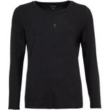 T-shirt - Effen - Katoen - Lange Mouw - Normale Pasvorm