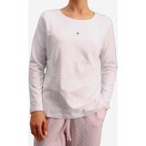 JOOP! - Shirt - Wit - Cosy - Lange Mouwen - Ronde Hals