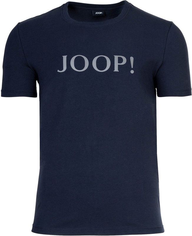 T-shirt - Navy - Katoen - Logo-opschrift