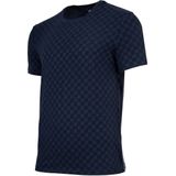 JOOP! - T-shirt Leisure - Navy - Korte Mouwen - Ronde Hals - All-over Print