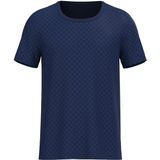 JOOP! - T-shirt Leisure - Navy - Korte Mouwen - Ronde Hals - All-over Print
