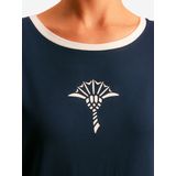 OTTO JOOP! T-shirt Move - Blauw - Katoen - Ronde Halsopening