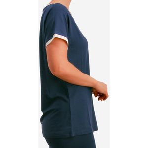 OTTO JOOP! T-shirt Move - Blauw - Katoen - Ronde Halsopening