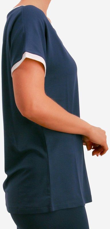 OTTO JOOP! T-shirt Move - Blauw - Katoen - Ronde Halsopening