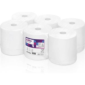 Handdoekrol PT1 Satino Prestige cellulose 6x150mtr 2-laags wit