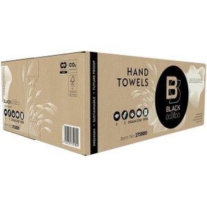 BlackSatino - GreenGrow - Handdoekpapier - Ongebleekt - 25 Pakken van 150 Vellen