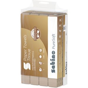Satino by WEPA - Handdoek Puresoft - Natuurlijk - Gerecycled Karton