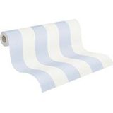 A.S. Création - Vliesbehang - Blauw - Slijtvast - 0,53 m x 10,05 m