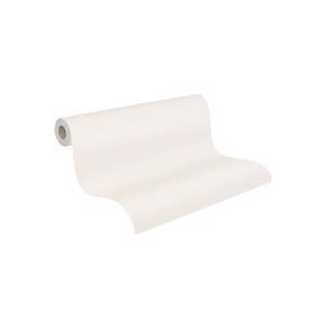 Vliesbehang - Bloesems en Strepen - Wit - AS Creation