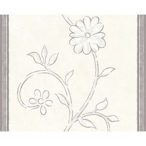 A.S. Création Vliesbehang Best of vlies, patroonbehang, beige, grijs, 595652