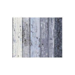 A.S. Création vliesbehang New England 2 behang in houtlook fotorealistisch houten behang maritieme look 10,05 m x 0,53 m blauw Made in Germany 855060 8550-60
