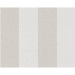 STREPEN BEHANG | Landelijk - beige bruin creme - A.S. Création Simply Stripes