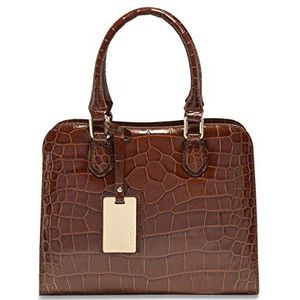 Picard Weimar dames shopper Weimar echt leer | breedte 39 cm hoogte 29 cm lengte 13 cm met ritssluiting | Business, Chocolade, 27x21x10 cm, Klassiek