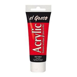 El Greco Acrylic Tube echtrot,75 ml Künstlerfarben - Kreul