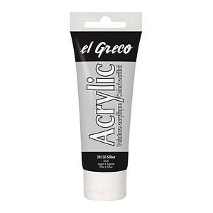 KREUL el Greco Acrylfarbe silber 75,0 ml