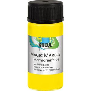 KREUL Gele Magic Marble Marmer effect verf - 20ml marble effect verf voor eindeloze toepassingen zoals toepassingen, van achtergronden van schilderijen tot gitaren