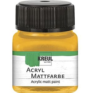 Acryl Mattfarbe goldgelb 20 ml Künstlerfarben - Kreul
