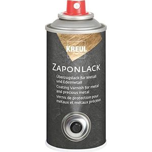 KREUL 840150 - Zapon vernis 150 ml spray Blanke beschermende vernis voor glanzende metalen oppervlakken Anti-aanslag, anti-verkleuring en anti-corrosie