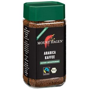 Mount Hagen Arabica Oploskoffie Cafeïnevrij Bio 100g