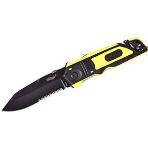 Walther Zakmes Rescue Knife Zwart, Geel