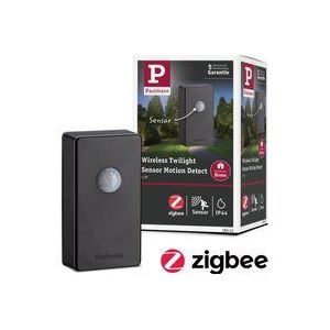 Paulmann 18012 Plug & Shine SmartHome Zigbee Draadloze Afstandsbediening Schemersensor/Bewegingssensor Buitenverlichting Antraciet Bedieningssensor