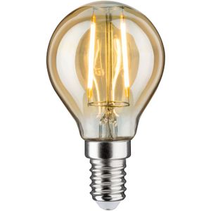 Paulmann 28525 LED-lamp E14 Kogel 2 W = 16.2 W Goud (Ø x h) 45 mm x 78 mm 1 stuk(s)