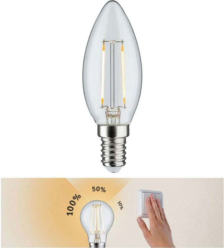 Paulmann - Verlichtingsmiddel - Kaars - E14 - 2.50 W - 250 lm - 1 x