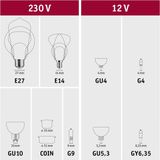 Paulmann - Kogellamp - Warmwit Licht - E27 Lampvoet - LED Technologie