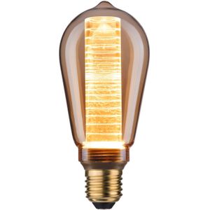 Paulmann 28599 LED-lamp ST64 Inner Glow 4 W retro gloeilamp goud met binnenlamp glas 1800 K goud licht E27