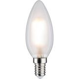 Paulmann - 28613 - LED Lamp Filament Kaars - Dimbaar - Warmwit - E14 - Volledig Van Glas