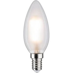 Paulmann - 28613 - LED Lamp Filament Kaars - Dimbaar - Warmwit - E14 - Volledig Van Glas