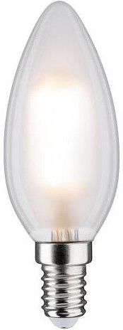 Paulmann - 28613 - LED Lamp Filament Kaars - Dimbaar - Warmwit - E14 - Volledig Van Glas