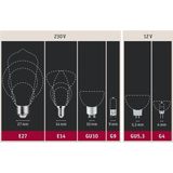 Paulmann - 28618 LED Lamp Filament AGL 7W - Warmwit - E27 - Volledig Van Glas