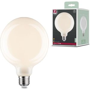 Paulmann - 28628 - LED Lamp - Filament G125 - 9W - Dimbaar - Opaal - Warmwit - E27