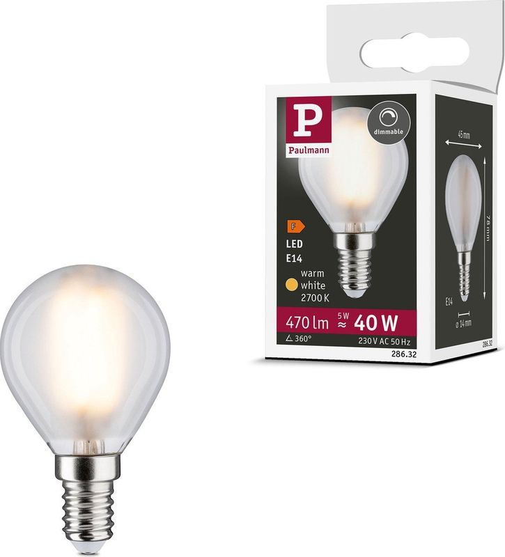Paulmann - LED Filament Lamp - Warm Wit - Glas