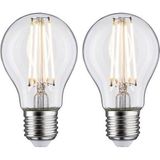 Paulmann - LED-lampen - Warmwit - E27-fitting - 2x7 W