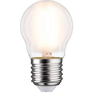 Paulmann 28657 LED lamp filament druppel 6,5W klassiek verlichtingsmiddel dimbaar mat 2700 K warmwit E27