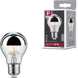 Paulmann - 28670 LED Lamp Filament AGL 6,5W - Kopspegel - Zilver - 2700K Warmwit