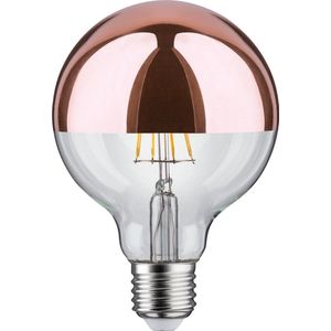 Paulmann G95-7W LED-gloeidraadlamp, hoofdspiegel, koper, 2700 K, warm wit, E27