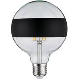 Paulmann 28682 LED lamp filament G125 6W verlichtingsmiddel ringspiegel zwart mat 2700 K warmwit dimbaar E27