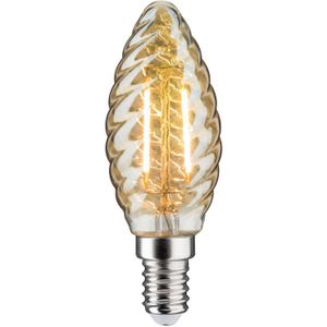 Paulmann 28708 LED Gloeilamp Filament Kaars 2,6W Verlichtingsmiddel Goud 2500 K Goudlicht E14