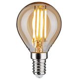 Paulmann 28712 LED lamp filament druppel 4,7W verlichtingsmiddel dimbaar goud 2500 K goudlicht E14