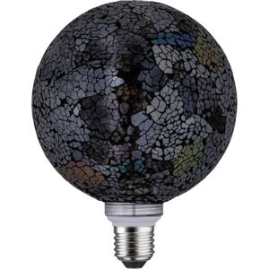 Paulmann 28746 Miracle Mosaic G125 Globe 5 watt dimbare lamp zwart efficiënt licht warm wit 2700K E27
