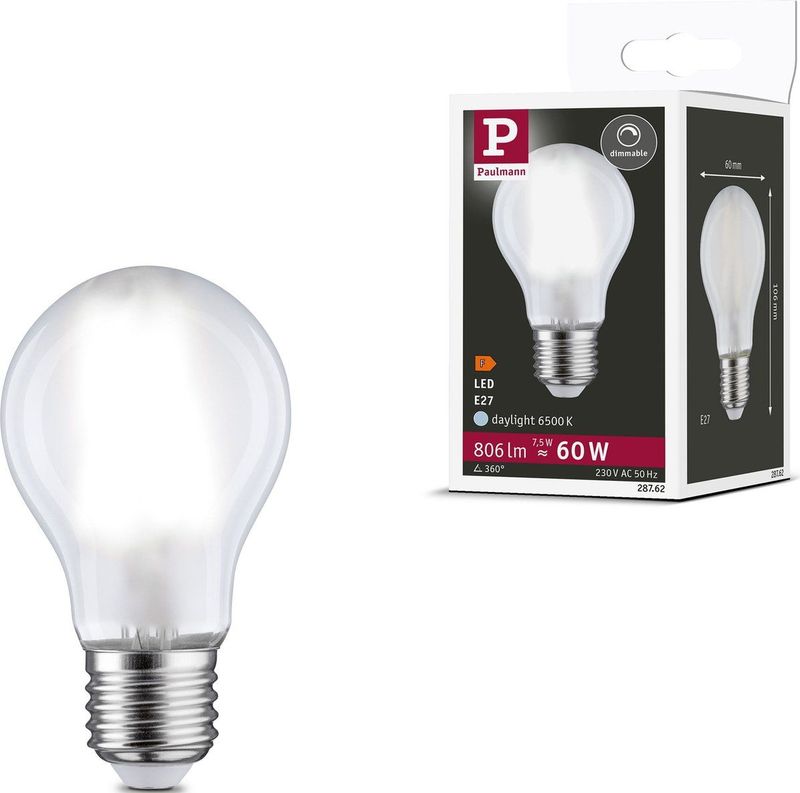 Paulmann - LED Lamp - Daglichtwit - E27-fitting - Energiezuinig