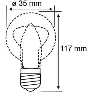 Paulmann 28777 LED-lamp Energielabel F (A - G) E14 5 W (Ø x h) 35 mm x 117 mm 1 stuk(s)
