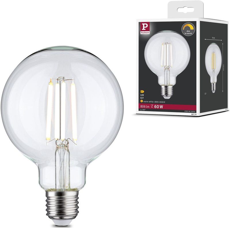 Filament-Globe - 7 Watt - Instelbare Lichtkleur - Oogvriendelijk