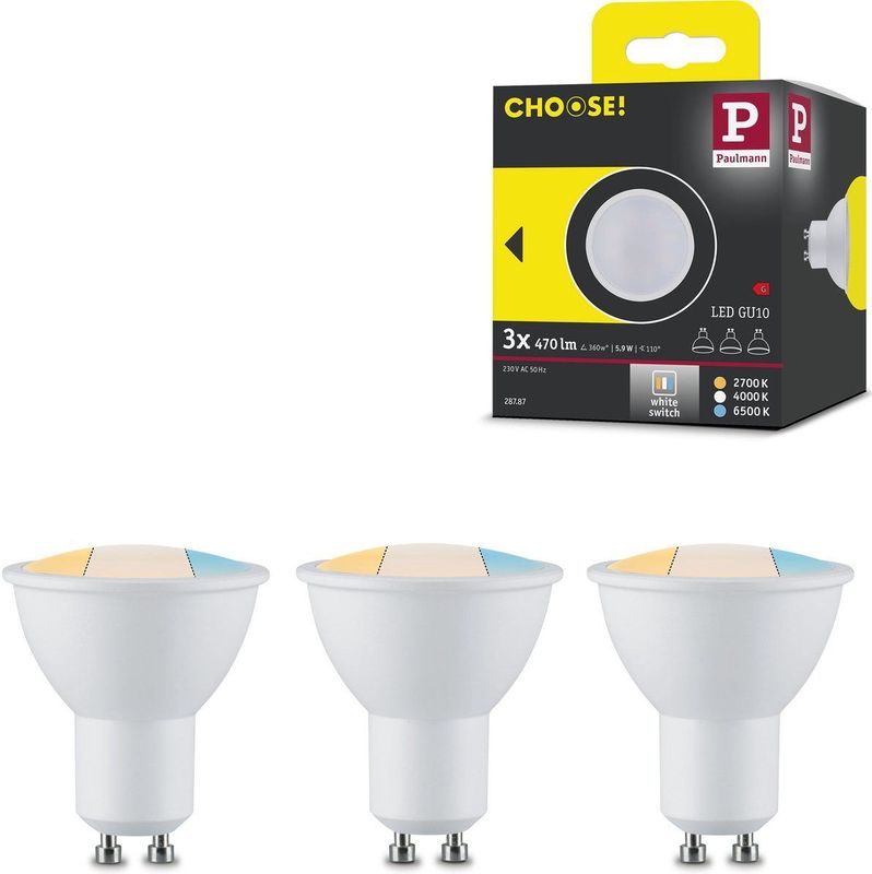 Paulmann - Choose GU10-module - Lamp - Wit - LED - Eye Friendly
